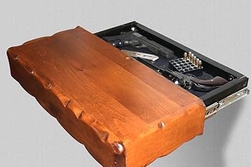 Amazon Com Willa Hide Hidden Gun Shelf In Rustic Fruitwood 22