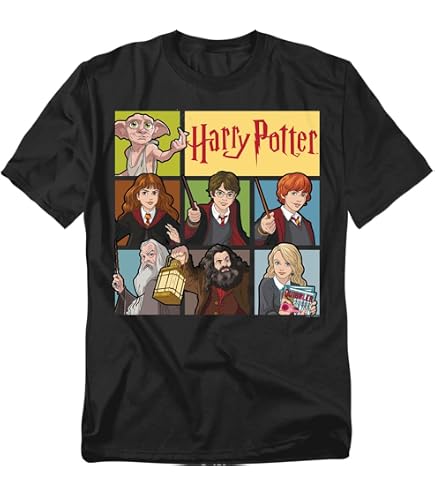 Amazon.com: Popfunk Harry Potter House Squares Unisex Adult T