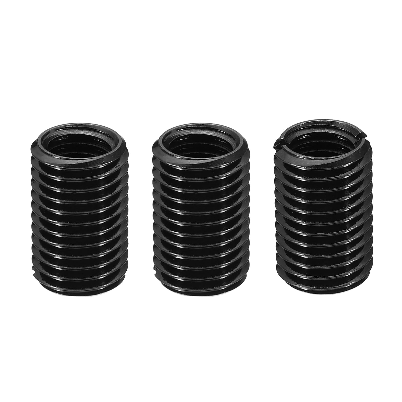 PATIKIL Grade 8.8 Carbon Steel Threaded Repair Insert Nut, 3pcs M12x1.75 Female to M16x2 Male High Strength Screw Sleeve Inserts Reducing Adapter Reducer 25mm