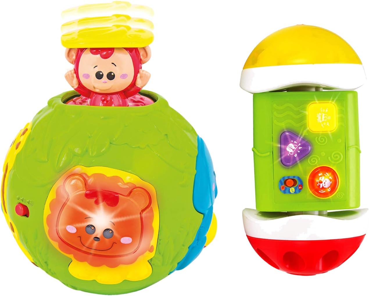 KiddoLab Bundle of Toys Activity Centre (Fun Baby Activity Ball | Activity Center with Light, Sounds and Music + Infant Learning Activity Center | Rattle Ball Toy). Save 15% on Your Purchase.