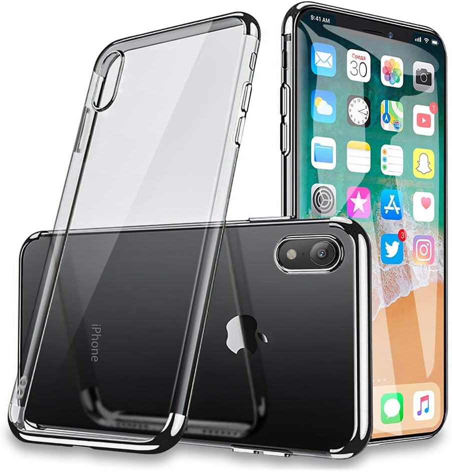 iPhone XR Chrome Case, Electroplating Case for iPhone Amazon.co.uk