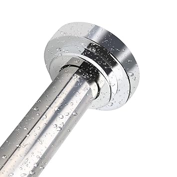 Amazon Com Gooduscn Shower Curtain Rod 40 76 Inches Non Slip