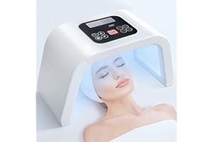 FXXXCUWUU Led-Light-Therapy, Red Light Therapy for Face 7 in 1 Colors LED Facial Skin Care Tool Facial Neck Body Hand Skincare Mask
