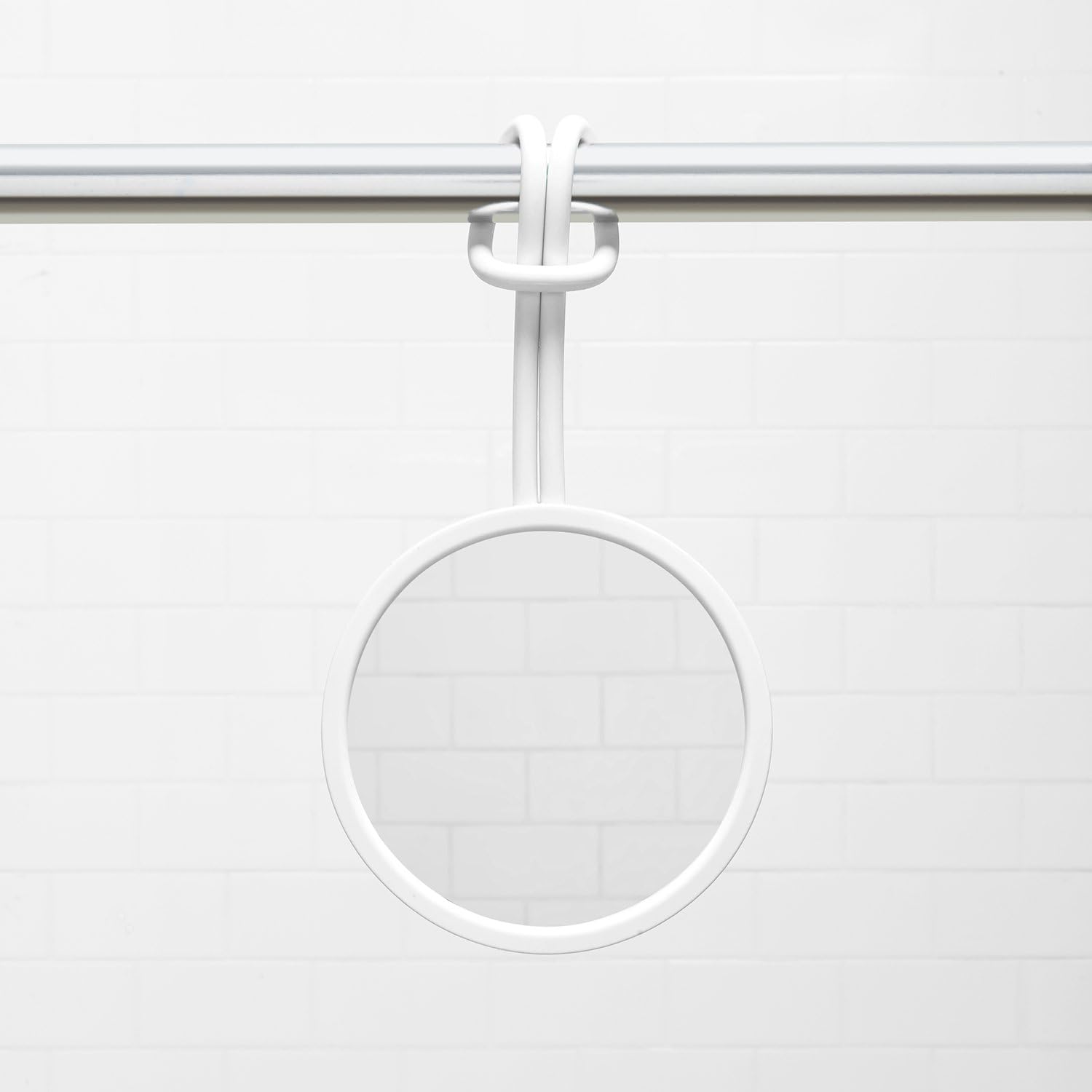 Umbra Flex Shower Mirror, White -