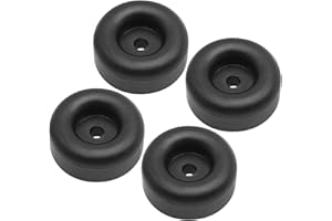 laffoonparts 4Pcs 2.5" Trailer Ramp Door Rubber Bumpers Replacement Trailer Ramp Doors, Truck Gates Round Rubber Bump Stops, 