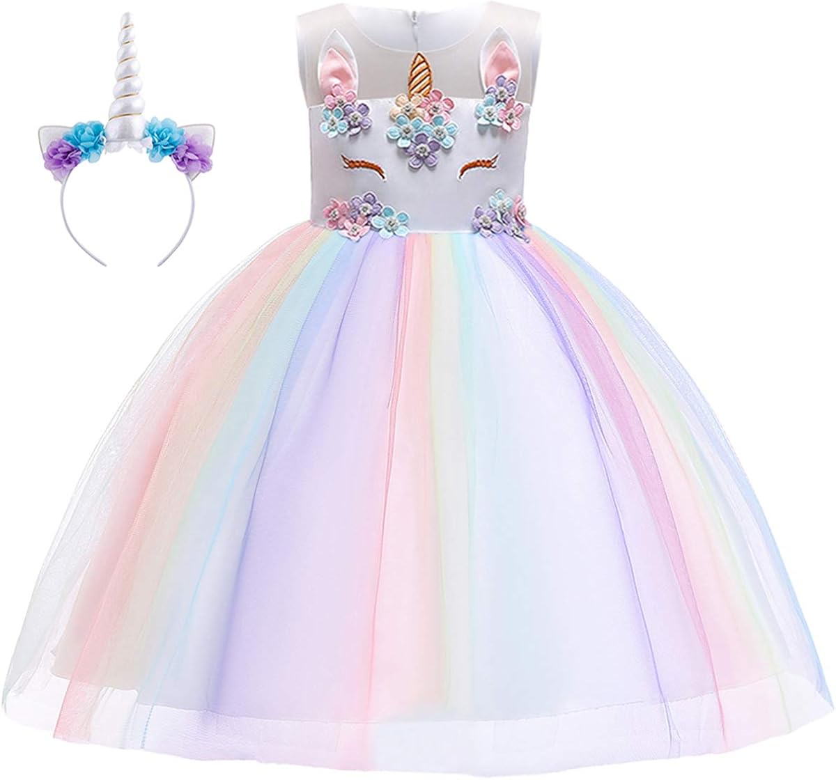 Minnie Mouse Tutu-Kleid Für Mädchen - Mit Ohren-Stirnband Für Karneval & Feste
