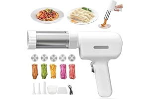 Idiyappam Maker Electric, 2026 New Summer Snow Idiyappam Maker, Handheld 5-in-1 Automatic Noodles Makers Machine, Cutters and
