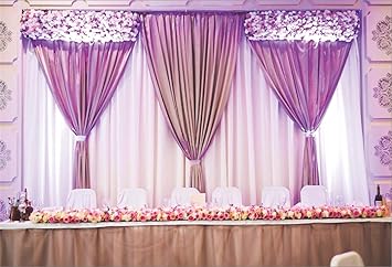 Amazon Com Leyiyi 5x3ft Wedding Ceremony Curtain Backdrop Cake