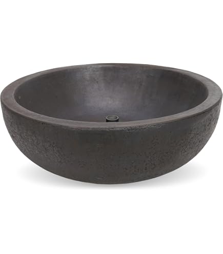 Aquascape Spillway Bowl And Basin Outdoor Water Fountain Kit, Patina, 19 Inch / 21 Inch Dia (49/52 Cm), 78248