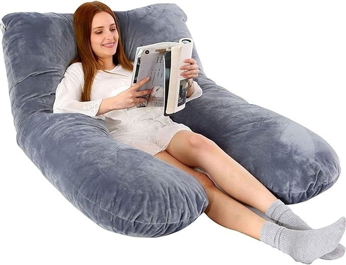 Pregnancy Pillow, Full Body Maternity Pillow for Side Sleeping and Back