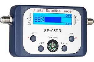 LANRU Digital Satellite Finder Satellite Signal Meter Mini Digital Satellite Signal Finder Meter with LCD Display Digital Sat