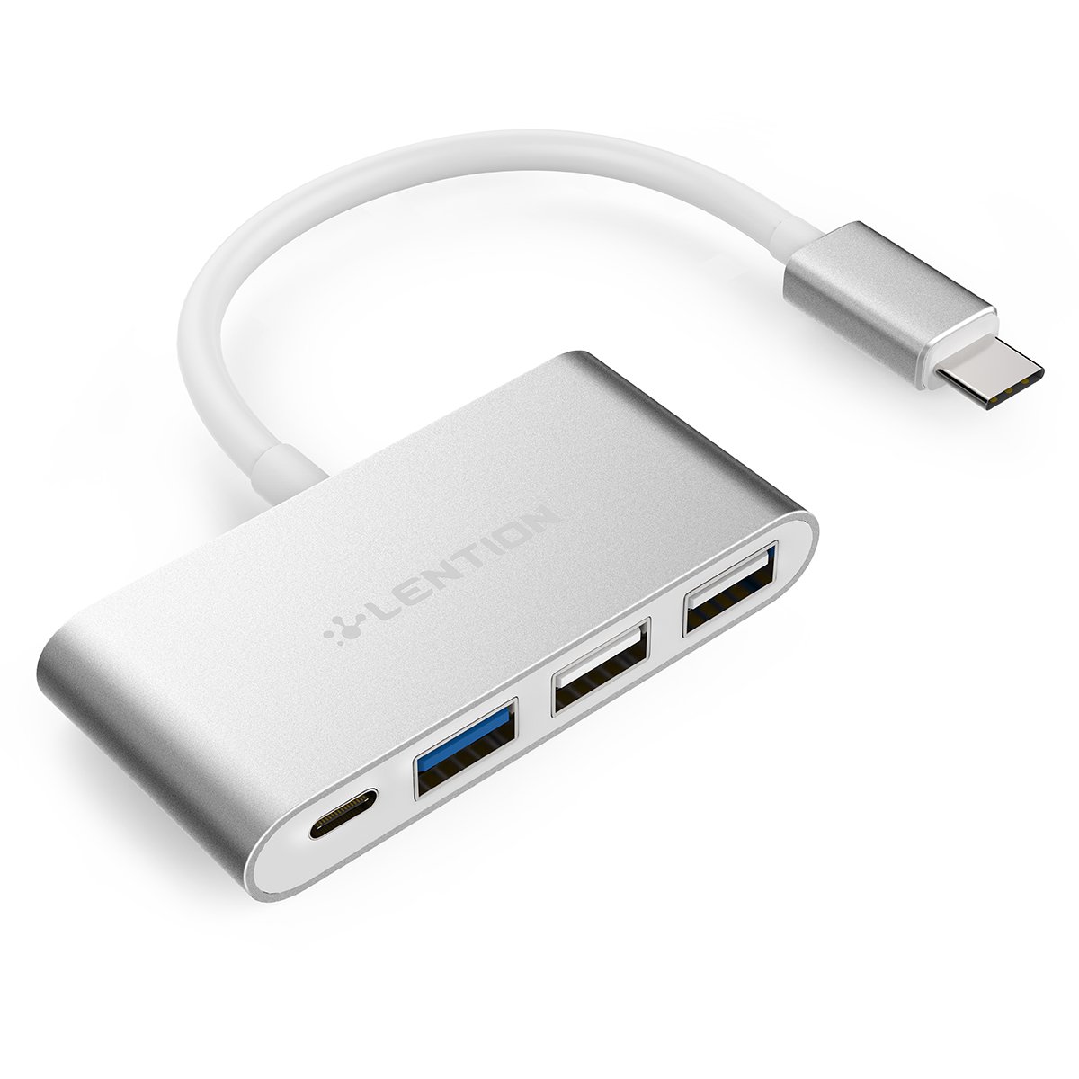 Amazon LENTION 4 in 1 USB CハブタイプC、USB 3.0、USB 2.0ポート付き新しい
