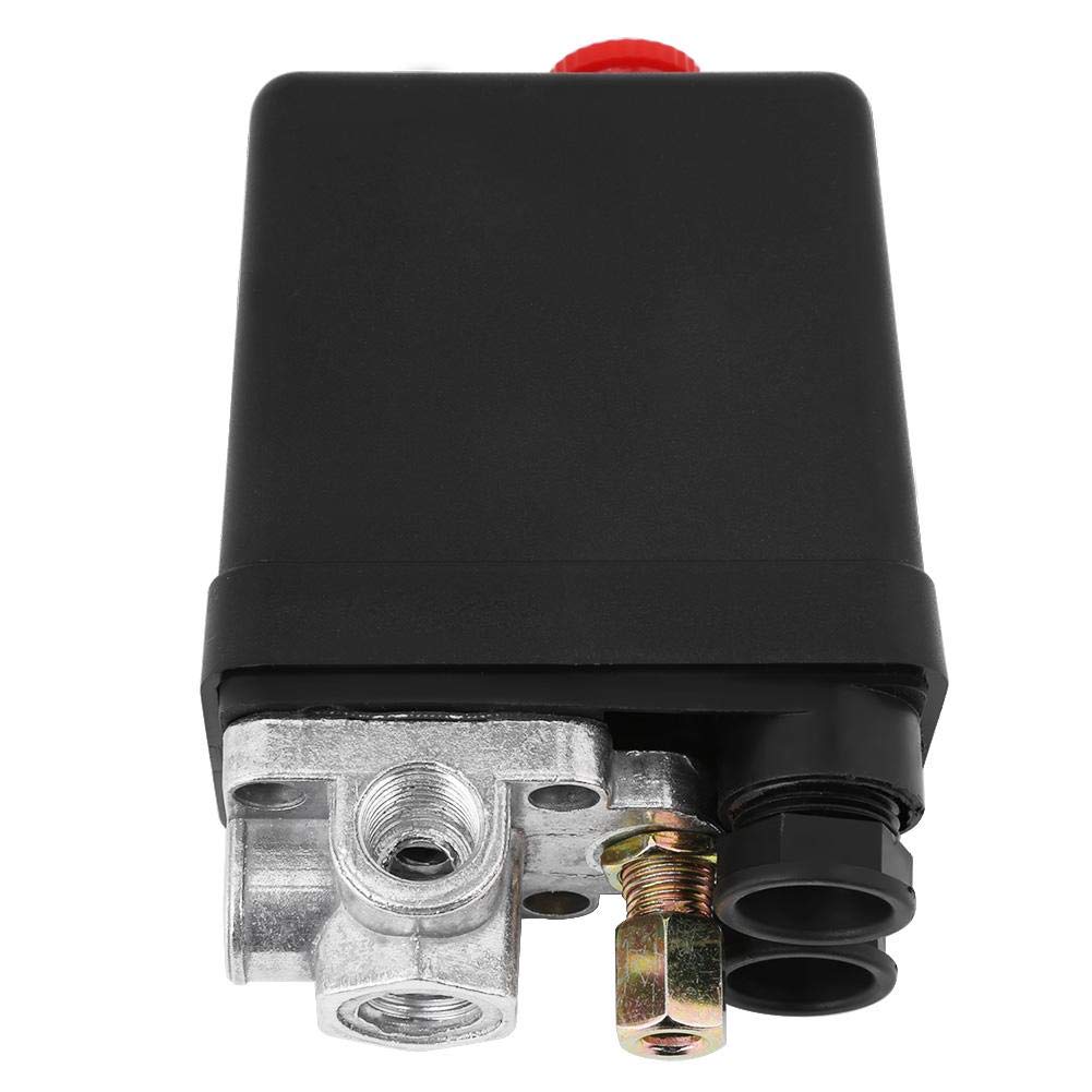 Oumefar Air Compressor Switch Universal Pressure Control Valve Four Port Pressure Switch As 90PSI120PSI Compressor Accessories Pack of 1 - Image 3