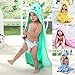 Baby Hooded Towel with Bear Ear Soft and Thick 100% Cotton Bath Set for Girls, Boys, Infant ad Toddler, Good Choice for Baby Shower Gift (Green)