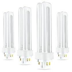 (4 Pack) PLC-18W 827, 4 Pin G24q-2, 18 Watt Double