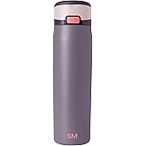 Simple Modern Mesa Loop Water Bottle with Covered Straw and Handle | 24oz Cup Holder Friendly Insulated Stainless Steel Bottles for Travel, Sports and School | Iris Sage