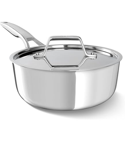 Amazon.com: Sitram Cybernox 2.1 Quart Saucier Pan with Cover: Home