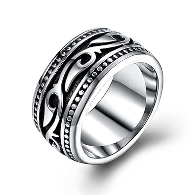 silver thumb ring design for man