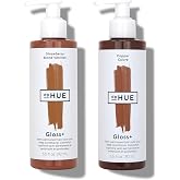 dpHUE Gloss+ - Includes Copper and Strawberry - 6.5 oz Each (8-12 Applications Each) - Semi-Permanent Hair Color &amp; Conditioner - Paraben, SLS &amp; SLES Sulfate Free - Vegan, Leaping Bunny Certified