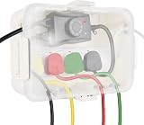 Restmo Large Outdoor Electrical Box with Transparent Lid IP54 Weatherproof 12.6