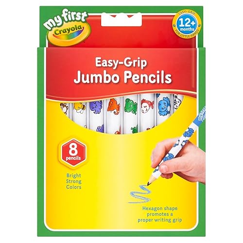 Crayola 8 Jumbo Crayons Assorted Colours Amazon.co.uk Toys & Games