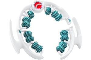 MZDXJ Cellulite Massage Tool - Lymphatic Drainage Massager - Muscle Roller, Deep Fascia Massage, Dimpled Skin Removal, Legs/Thighs/Buttocks, Anti-Cellulite Roller, Smooth Skin, Pain Relief (Green)