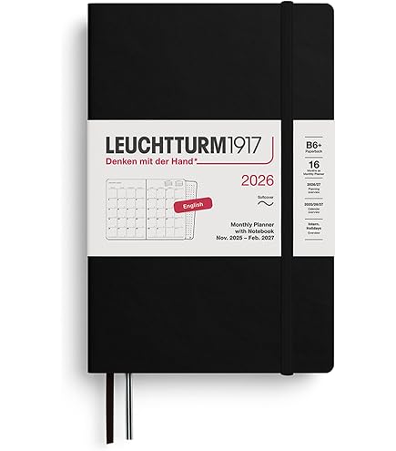 Amazon.com : LEUCHTTURM1917 - Notebook Softcover Paperback B6+