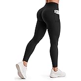 Olmlmt No Front Seam Workout Leggings for Women Tummy Control Butt Lifting Leggings Buttery Soft Gym Yoga Pants