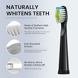 5 Pack Toothbrush Heads, Electric Toothbrush