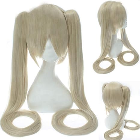 Amazon 初音ミクウィッグ コスプレ ウィッグ ロングウィッグ 髪飾り ヘア ネット 1cm 耐熱 ウィッグ コスチューム ハロウィン クリスマス イベント お祭り仮装変装など ベージュ 4 コスプレ 仮装 通販