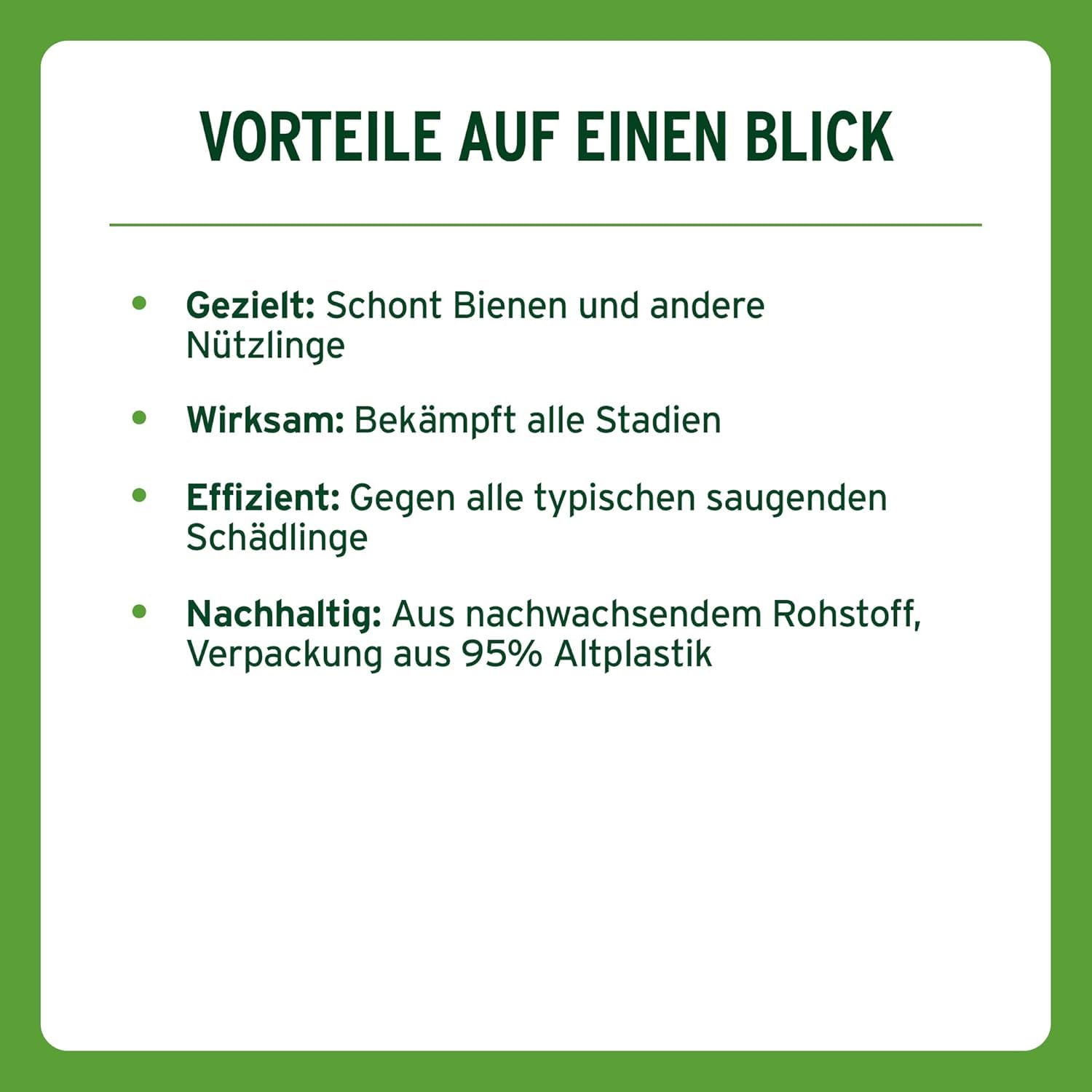 Substral Blattlaus Schädlingsfrei Careo, Natürliches Mittel gegen saugende Pflanzen-Schädlinge wie Blattläuse, 300 ml 5
