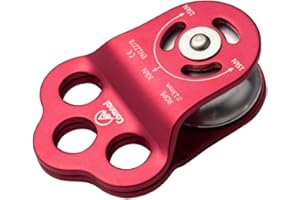 SM SunniMix 30KN Triple Attachment Pulley / Hitch Climbing Arborist for 13mm Rope Rigging Aerial Tools