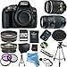 Nikon D5300 Camera Body with Nikon 18-55 VR Lens, Tamron 70-300mm Zoom Lens, Wide Angle Lens, Telephoto Lens, High Speed Memory Card, Camera Case, Full Size Pro Tripod, 3Pcs Filter Kit and More