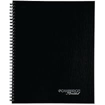 Amazon.com : Cambridge Notebook, Business Notebook, 8-1/4