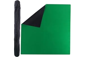 GSE Games & Sports Expert 32 x 32 Inches Rubber Anti-Slip Playmat, Mahjong, Dominoes, Poker Cards and Board Games Tabletop Cover Mat with Carrying Bag (Green)