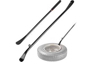 VEVOR Tire Bars, 2 PCS, 38.2 Inch Tire Mount and Demount Iron & 30 Inch Mt and Demount Spoon Bar, Heavy Duty Alloy Steel Chan