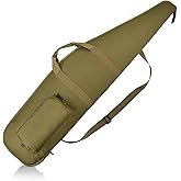 AUMTISC Soft Rifle Case 41/45/49 Padded Shotgun Gun Bag for Storage Scoped Rifles with Zippered Pocket, Detachable Shoulder Sling