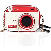 Crossbody Bags for Women Trendy, PU Leather Shoulder Handbags，Small Camera Purses for Women with Adjustable Wide Strap