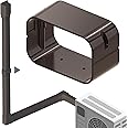 Flamorrow 4" W Coupler, Mini Split Line Set Cover Parts Accessories, Line Set Cover Kit for Ductless Mini Split Air Conditioner, Central AC and Heat Pump System, Brown