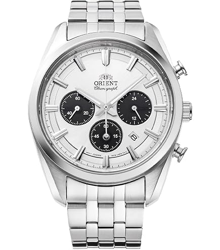Amazon.com: Orient Watch RN-TX0304L Contemporary Solar-Powered