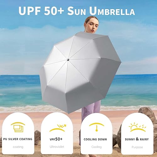 SIEPASA Windproof Travel Compact Umbrella-Automatic Umbrellas for