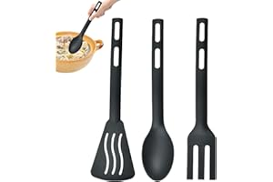 Kitchen Cooking Utensils, Nylon Kitchen Utensils Set, Sturdy Cutlery Kit, Non-Stick Spatulas, Heat-Resistant Cookware Accesso