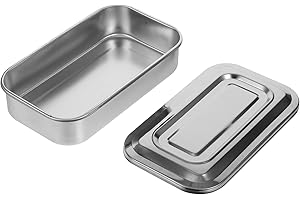 FOMIYES Stainless Steel Tray 8 Inch Medical Tray Metal Instrument Tray Organizer Emesis Tray for