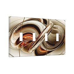 Modern Abstract Lines Painting Quad Toggle Light