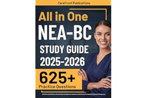 NEA-BC Study Guide: UPDATED All-in-One NEA-BC Review + 625 Practice Questions with Detailed Answer Explanations for the ANCC Nurse Executive Advanced Certification Exam (5 Full-Length Tests)