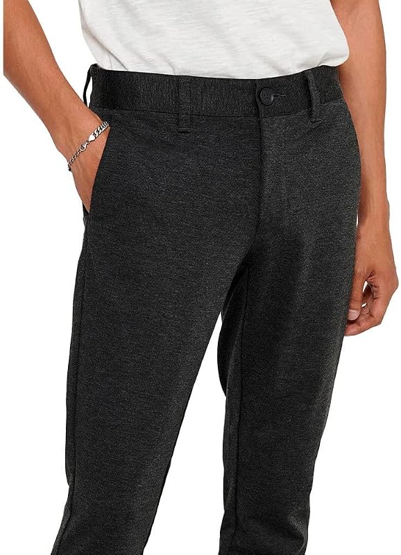 Homme Onsmark Slim Gw 0209 Noos Pantalon Chino, Mélange De Gris Foncé., 36W / 36L EU