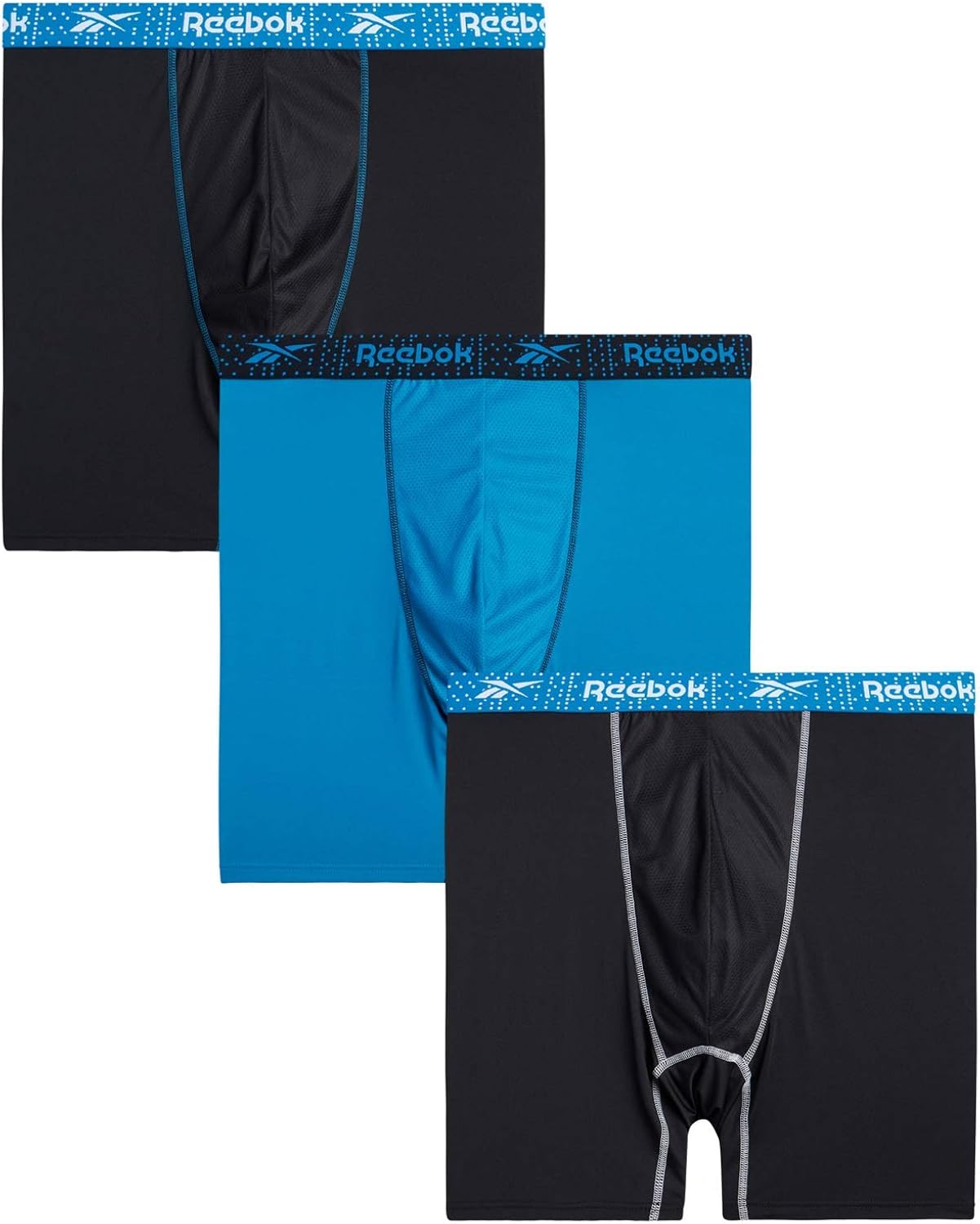 Buy Reebok Men's Big and Tall Athletic Performance Boxer Briefs (3 Pack