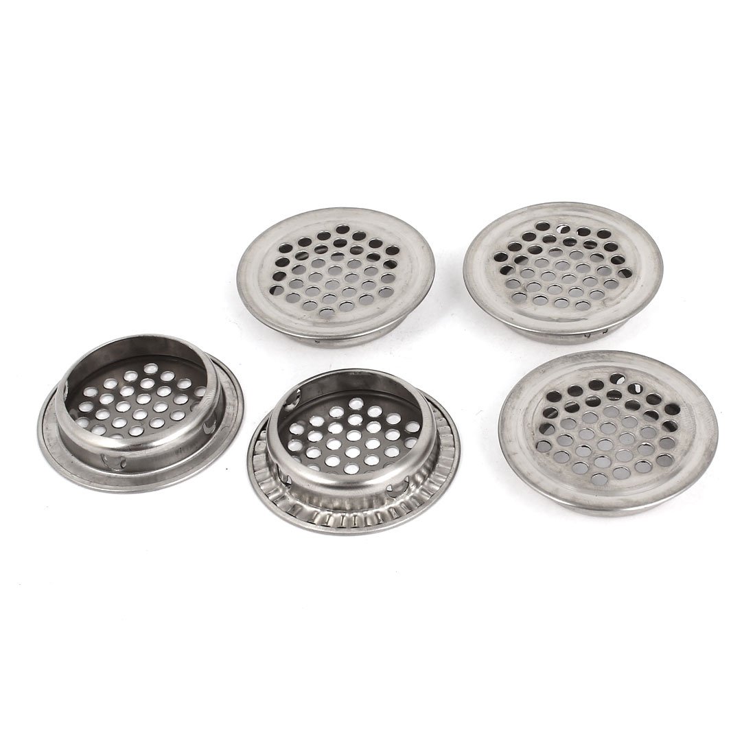 Sourcingmap 5pcs 35mm Diameter Round Mesh Cabinet Air Vent Louver Cover