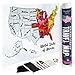 Blanchard's Enterprises Scratch Off Map of The United States - Beautiful Watercolors - Scratch Off Silver Foil to Reveal USA Scratch Map 12x17 US Map for Travelers - Full Accessory KIT Included!