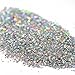 BORN PRETTY Holographic Laser Glitter Nail Sequins Holographic Silver Hexagon Sparkle Glitter Flakes Powder Dust Tips manicuring Nail Art Decoration 10g
